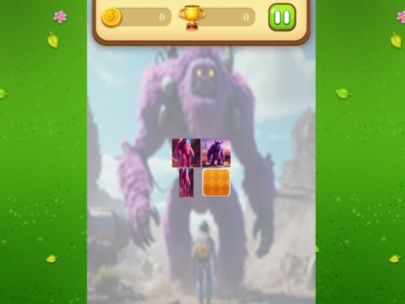 Spel Yeti Memory Match aanlyn