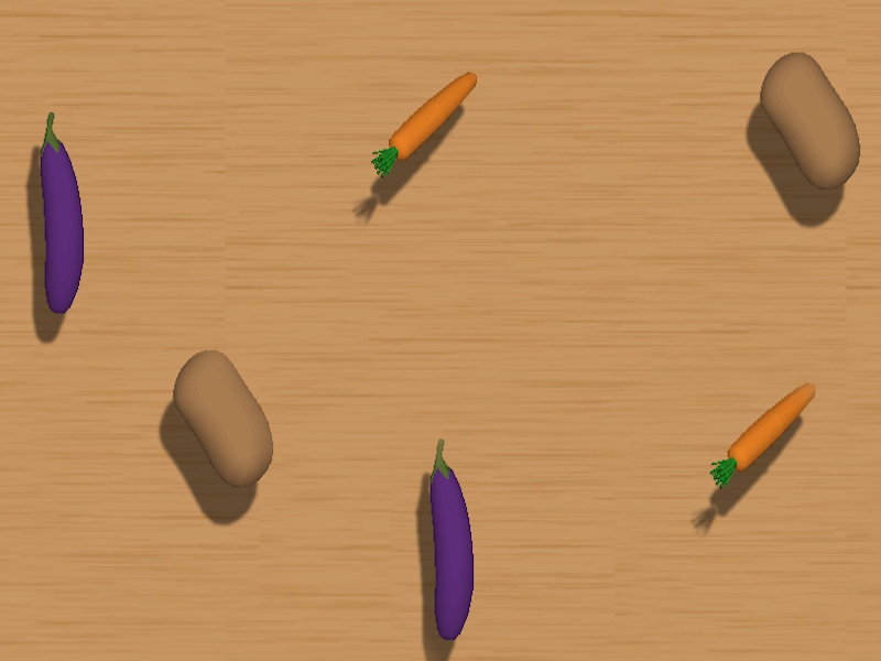 Spel Veggie sny dit vars! aanlyn