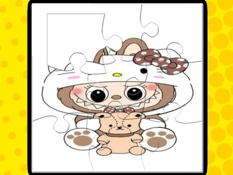 Spel Labubu Jigsaw Puzzles for Kids Game aanlyn