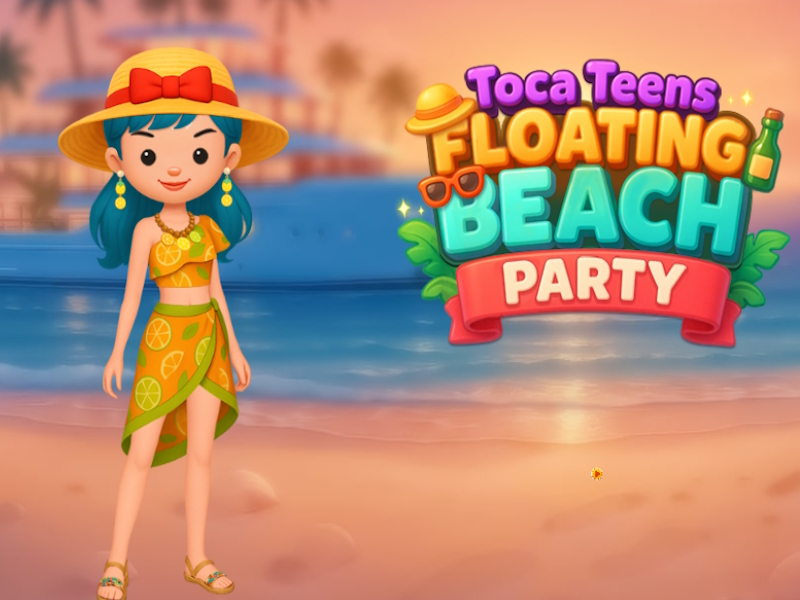 Spel Toca Tieners drywende strandpartytjie aanlyn