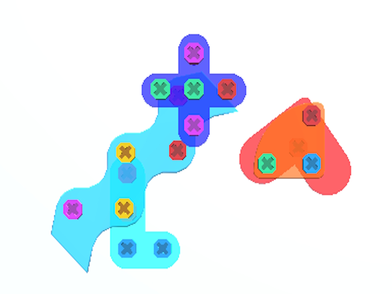 Spel Skroef en boute legkaart 3D aanlyn