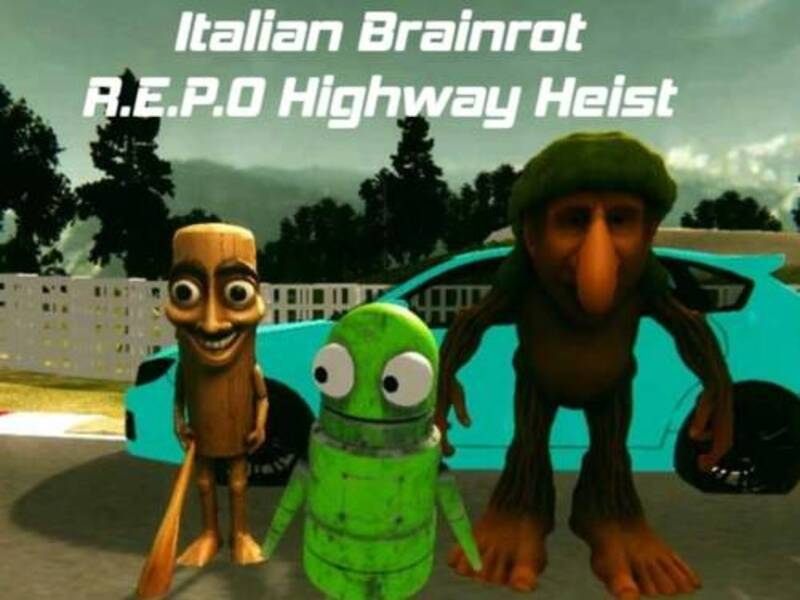 Spel Italiaanse Brainrot R. E. P. O Highway Heist aanlyn