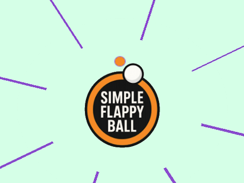 Spel Eenvoudige flappy bal aanlyn