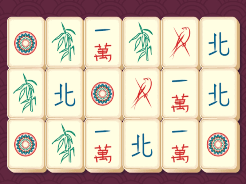 Spel Mahjong Four Rivers aanlyn