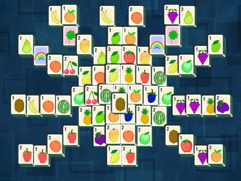 Spel Blue Mahjong HD aanlyn