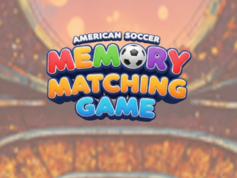 Spel Amerikaanse sokkergeheue-ooreenstemmende spel aanlyn