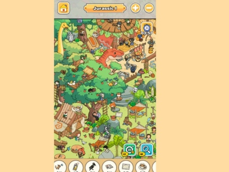 Spel Soek dit uit Jurassic Park aanlyn