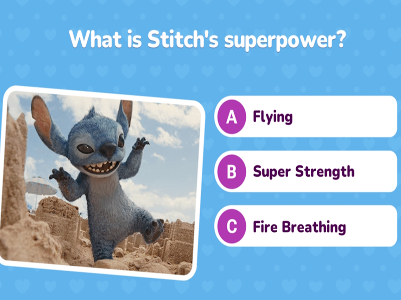 Spel Lilo & Stitch Quiz Challenge aanlyn