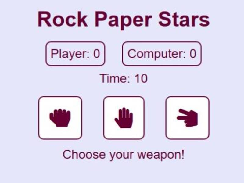 Spel Rock Paper Stars aanlyn
