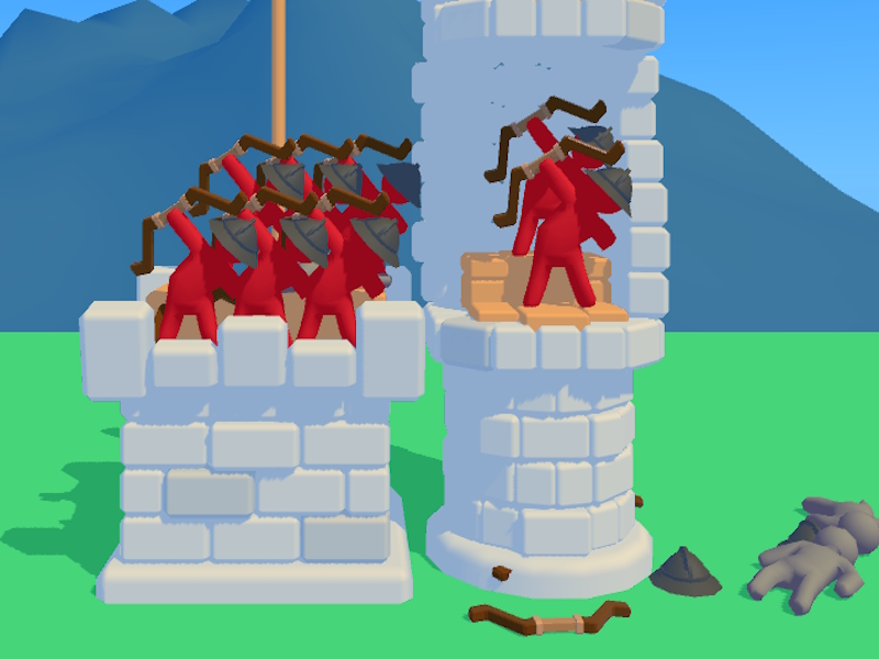 Spel Archers Heroes: Castle War aanlyn