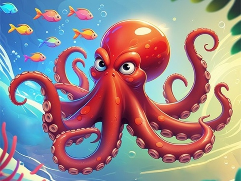 Spel Octopus Invasion aanlyn