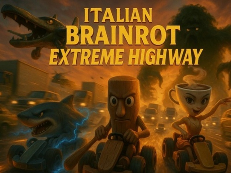 Spel Italiaanse Brainrot Extreme Highway aanlyn
