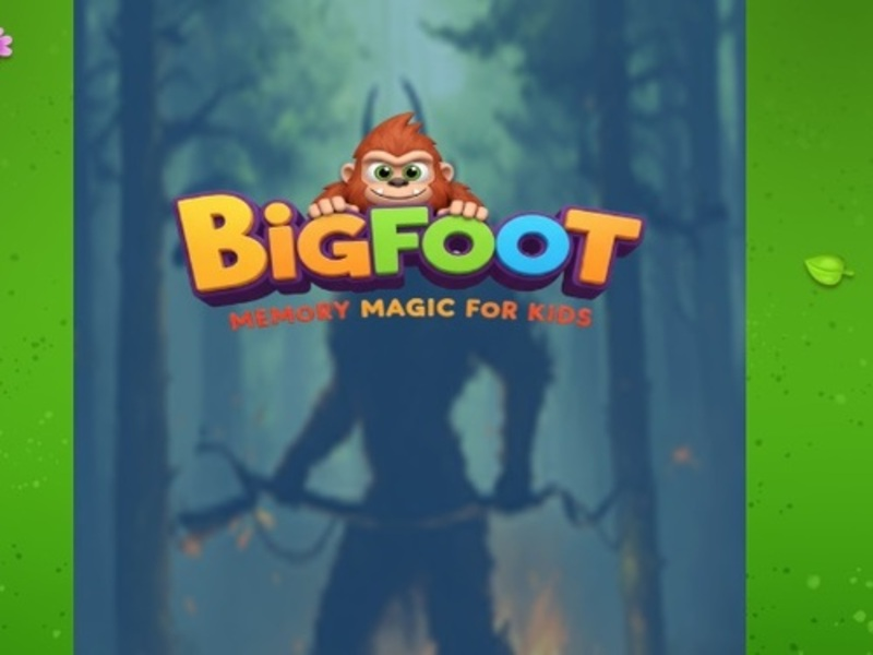 Spel Bigfoot Memory Magic vir kinders aanlyn