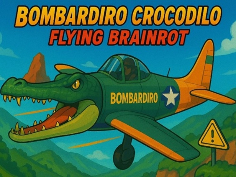 Spel Bombardiro Crocodilo Flying Brainrot aanlyn