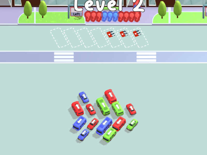 Spel Bus Mania -parkeerplek konfyt aanlyn