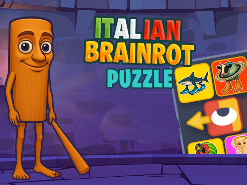 Spel Italiaanse Brainrot -legkaart aanlyn