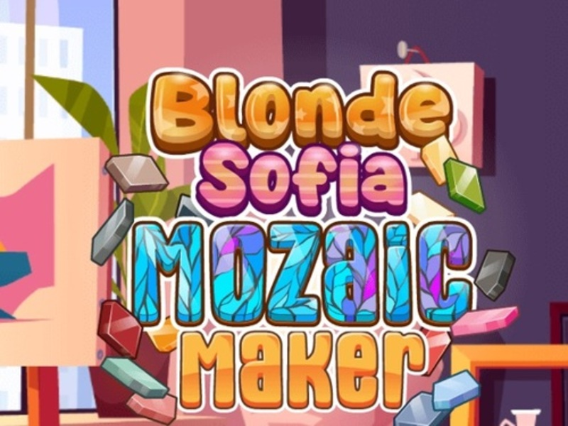 Spel Blonde Sofia: Mozaic Maker aanlyn
