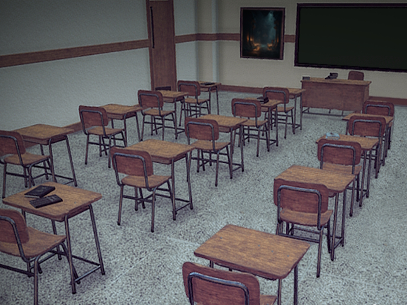 Spel Horror School: Detective Story aanlyn