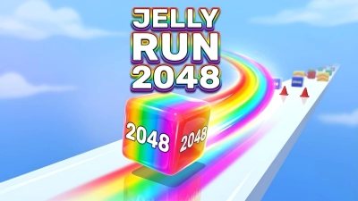 Spel Jelly Run 2048 aanlyn